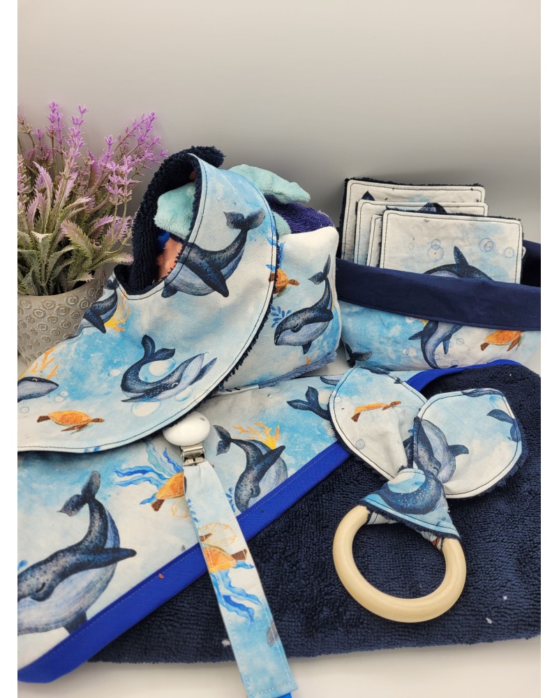 Coffret naissance Baleines bleues