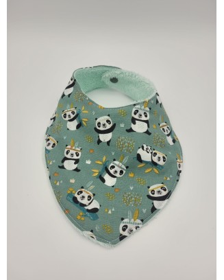 Bavoir bandana Panda