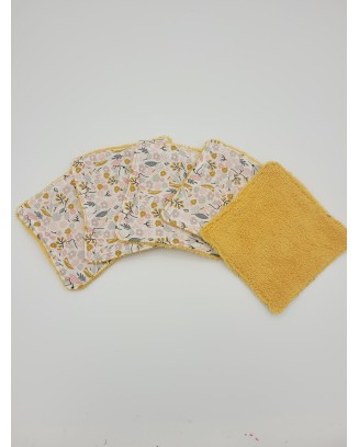 Lingettes Fleurs roses